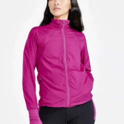 CRAFT ADV Essence Wind Jacket Women ROXO (front)