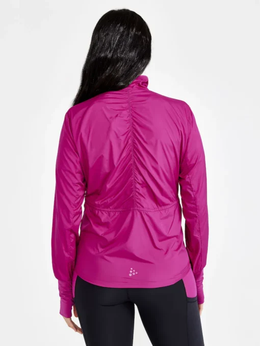 CRAFT ADV Essence Wind Jacket Women ROXO (back) CRAFT ADV Essence Wind Jacket Women ROXO (back)