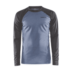 Craft Core Warm Long Sleeve men's Tee offers soft, brushed comfort and dependable thermal regulation