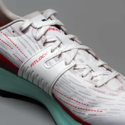 VJ Lightspeed ultralight trail running shoe - fitlock close up