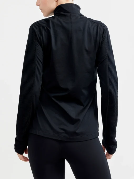 craft Core Charge Jersey Jacket Women black - on the model back