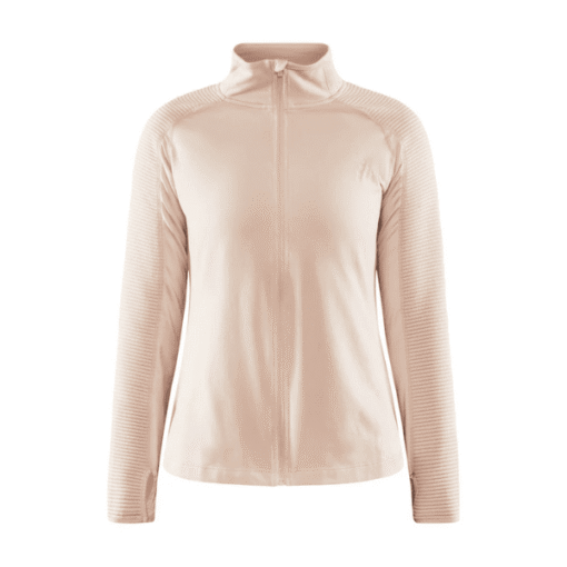 CRAFT Core Charge Jersey Jacket, Women’s The Core Charge Jersey Jacket is a women’s full-zip jacket - gum