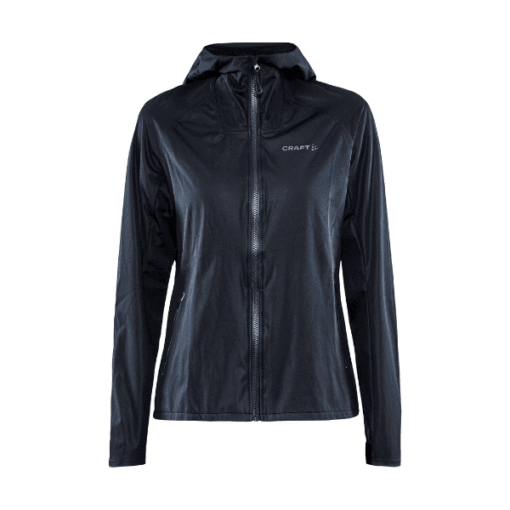 CRAFT PRO Hydro Jacket 2, Women’s. Pro-grade running jacket made of breathable and waterproof 3-layer Ventair fabric