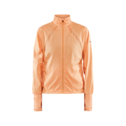 CRAFT ADV Essence Wind Jacket Women - your go-anywhere running shield. Ideal for windy, drizzly mornings or cool, fast evening runs, it offers lightweight wind and water resistance