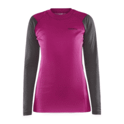 CRAFT Core Warm Baselayer Long Sleeve Tee for Women is a soft, insulating base layer designed to provide optimal warmth and comfort during winter workouts
