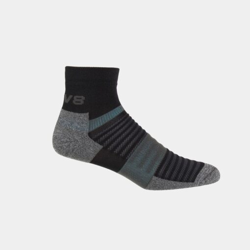 INOV8 active mid sock black side 5
