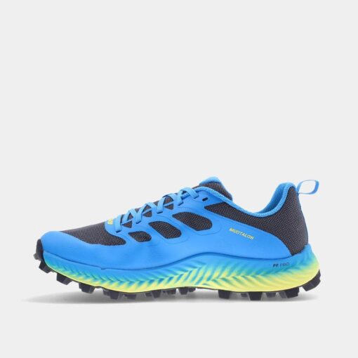 INOV8 Mudtalon Men dark-grey-blue-yellow (inside) INOV8 Mudtalon Men's trail running / orienteering shoe dark-grey-blue-yellow (inside)