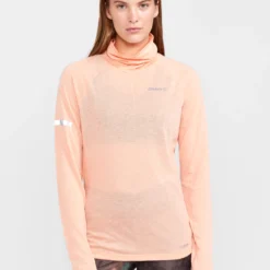 craft ADV SubZ Wool Long Sleeve Tee Women, peach