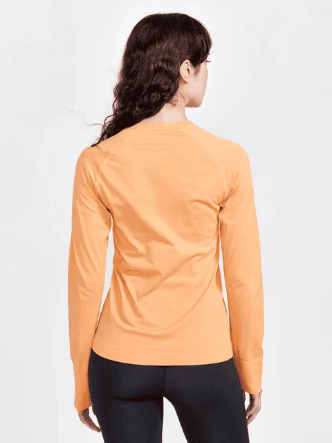 CRAFT CORE Dry Active Comfort Long Sleeve Women PEACH (back)