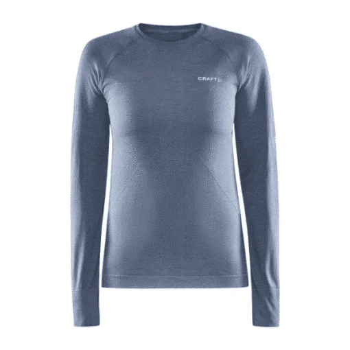 CRAFT CORE Dry Active Comfort Long Sleeve Women’s baselayer – blend of comfort and performance: this soft and functional long-sleeve jersey - flow