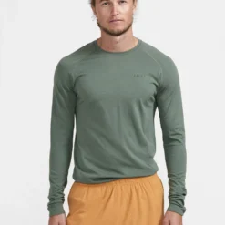 CRAFT CORE Dry Active Comfort Long Sleeve Men MOSS (front)