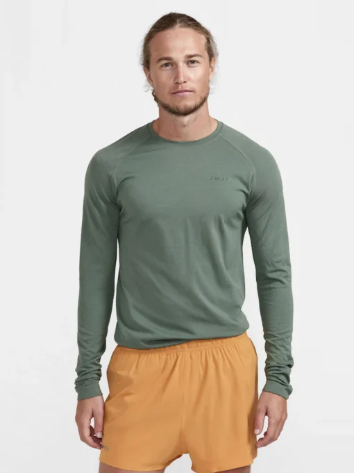CRAFT CORE Dry Active Comfort Long Sleeve Men MOSS (front)