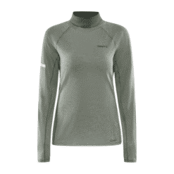 CARFT ADV SUBZ Wool Long Sleeve Tee 2 Women’s – Advanced running turtle-neck tee - thyme-melange