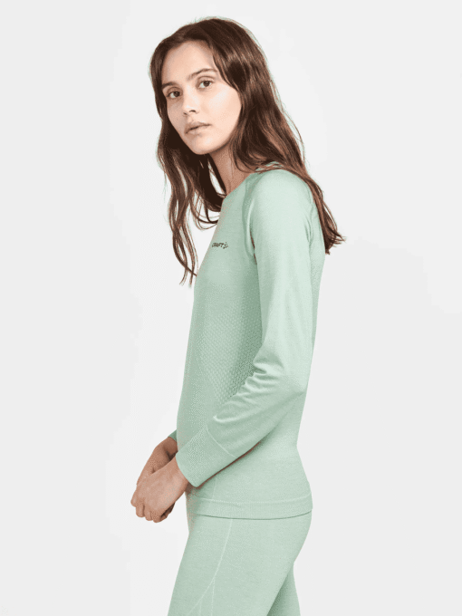 CRAFT CORE Dry Active Comfort Long Sleeve Women MOSS (front)