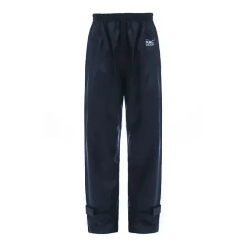 mac-sac-origin-2-overtrousers-navy (1) Mac in a sac Highly waterproof (7000mm) Highly breathable (7000gsm) Windproof Fully taped seams Elasticated waist Packs into generous sack overtrousers in navy