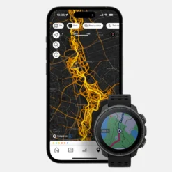 SUUNTO VERTICAL all black iPhone 14 pro heatmap