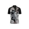 TRUE STORY Elite grey short sleeve orienteering shirt with ergonomic fit, half zip and breathable performance fabric