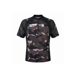 TRUE STORY PRO brown orienteering shirt with half zip, durable front fabric and ergonomic athletic fit