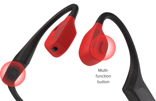 SUUNTO WING headphones device controls