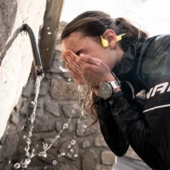 suunto sonic sweatproof water resistant open-ear running headphones