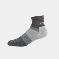INOV8 merino sock grey-melange side 2