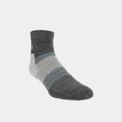 INOV8 merino sock grey-melange side 5