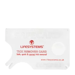 Lifesystems Tick Removal Tool - Credit card sized tick remover - Key-ring sized tick remover - Magnifying lens - 2 different sized removal tools