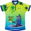BRYZOS Kids lightweight sports shirt, Green Goblins