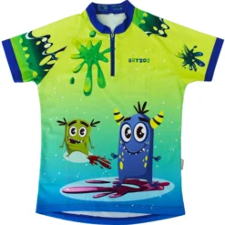 BRYZOS Kids lightweight sports shirt, Green Goblins