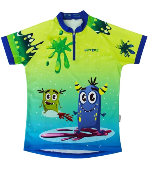BRYZOS Kids lightweight sports shirt, Green Goblins
