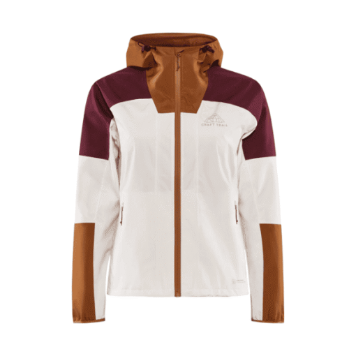 CRAFT PRO Trail Hydro Jacket Women – a pro-grade running jacket engineered for high-intensity trail running in wet conditions