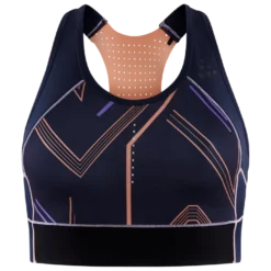 craft PRO HiT Blocked Sport Top Women Front colour blaze-cliff