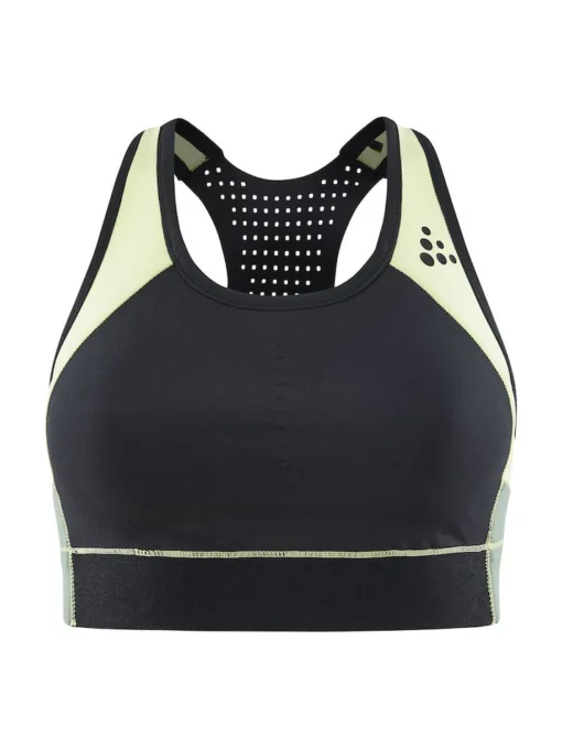 craft PRO Charge Blocked Sport Top Women colour-GIALLO-BLACK