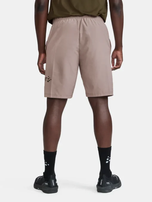 craft Core Essence Shorts MEN Front colour-clay back view on the model