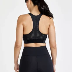 craft PRO Charge Blocked Sport Top W Front black - back on the model