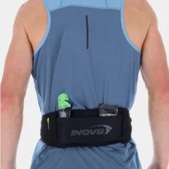 Travel light with INOV8 RACE BELT - a lightweight, zero-bounce trail running belt for minimalist training and racing - one size