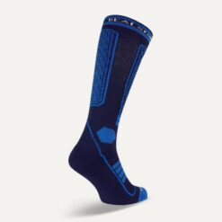 SEALSKINZ Northwold Solo Knee Length Thermal Ski Sock Back Blue
