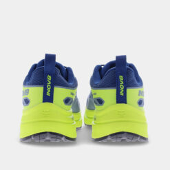 Inov8 trailfly in colour blue/lime/black Mens wide fit - the back