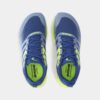 Inov8 trailfly in colour blue/lime/black Mens wide fit - the top view