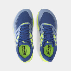 Inov8 trailfly in colour blue/lime/black Mens wide fit - the top view