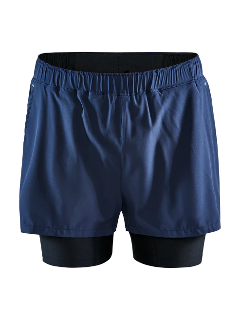 craft ADV Essence 2-in-1 Stretch Shorts - navy/blaze colour