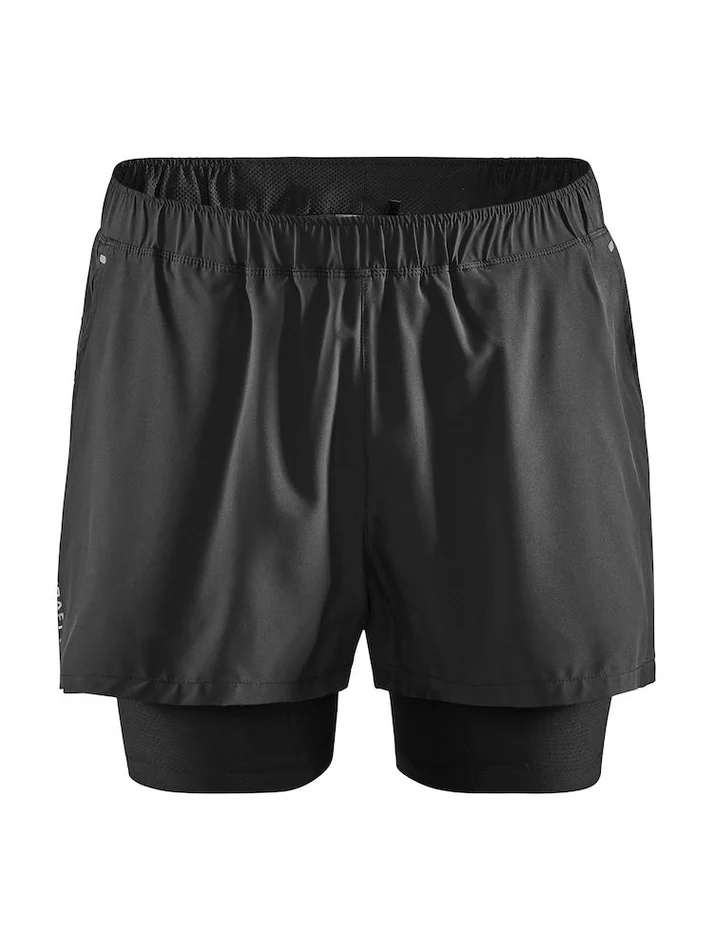 craft ADV Essence 2-in-1 Stretch Shorts black