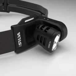 silva Free 1200 S - A cordless, modular headlamp with 1200 lumen and a powerful battery, ideal for cross-country skiing and trail running - close up detail