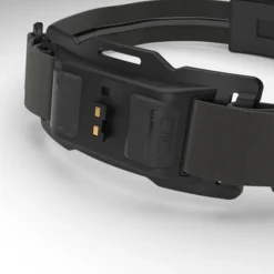 Silva The Free 1200 XS is a modular 1200 lumen headlamp in a cordless design with a lightweight battery, optimised for trail running and cross-country skiing - detail on the headband close up