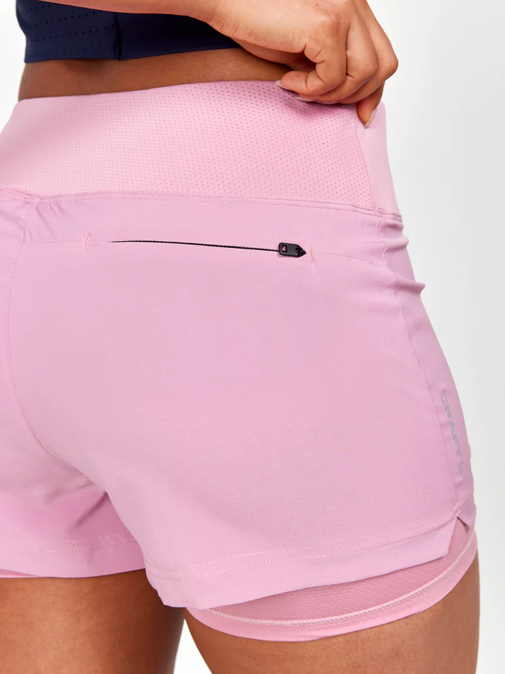 CRAFT ADV Essence 2-in-1 Shorts Women-POCKET