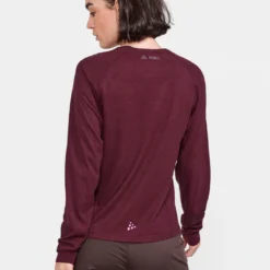 CRAFT ADV Trail Wool Wind Long Sleeve Tee, WOMEN - back
