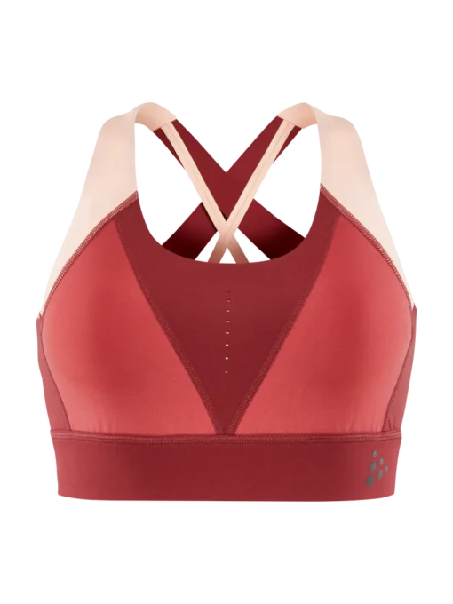 CRAFT ADV Hit Sport top with light support suitable for most types of workouts - Cross- straps at back and lined front to avoid see through.