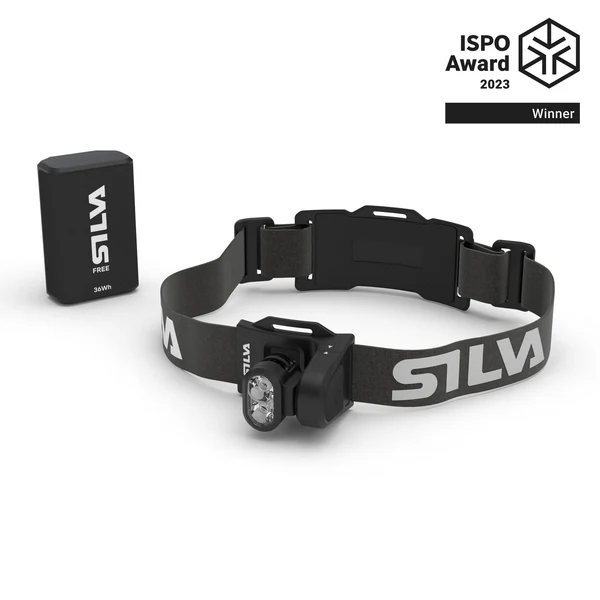 SILVA Free 1200 M is the ideal headlamp for your long sessions when cross-country skiing or trail running