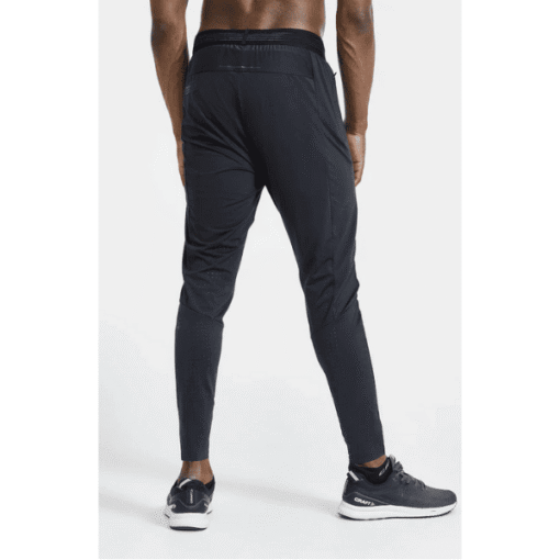 craft-1910412-999000_PRO-Hypervent-PantsMen-back CRAFT Back of PRO Hypervent Pants Men highlighting breathable fabric and adjustable drawstring waistband.
