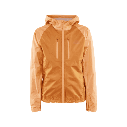 Front view of CRAFT PRO Trail 2L Light Weight Jacket Women – waterproof trail running jacket with taped seams